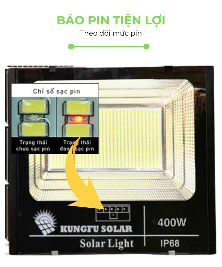 Đèn năng lượng mặt trời 400W